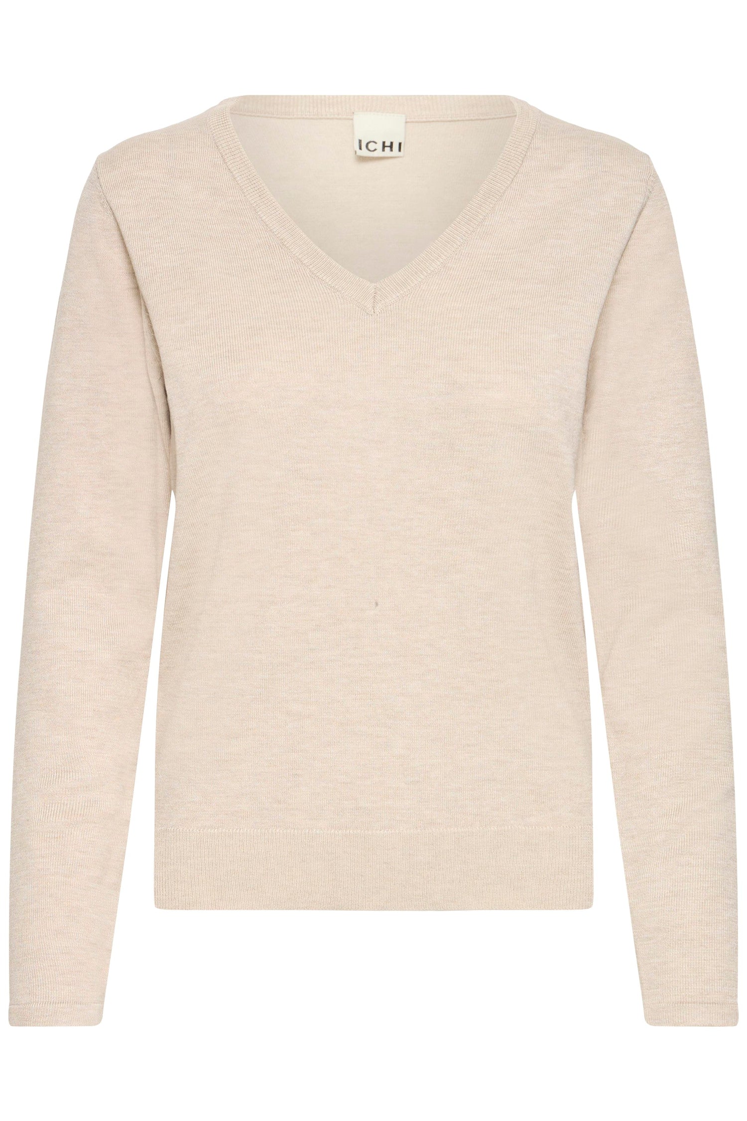 Ichi Luls V-Neck Long Sleeve Sweater