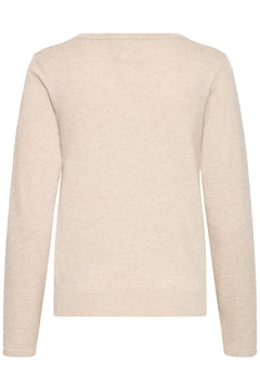 Ichi Luls V-Neck Long Sleeve Sweater