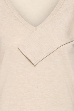 Ichi Luls V-Neck Long Sleeve Sweater
