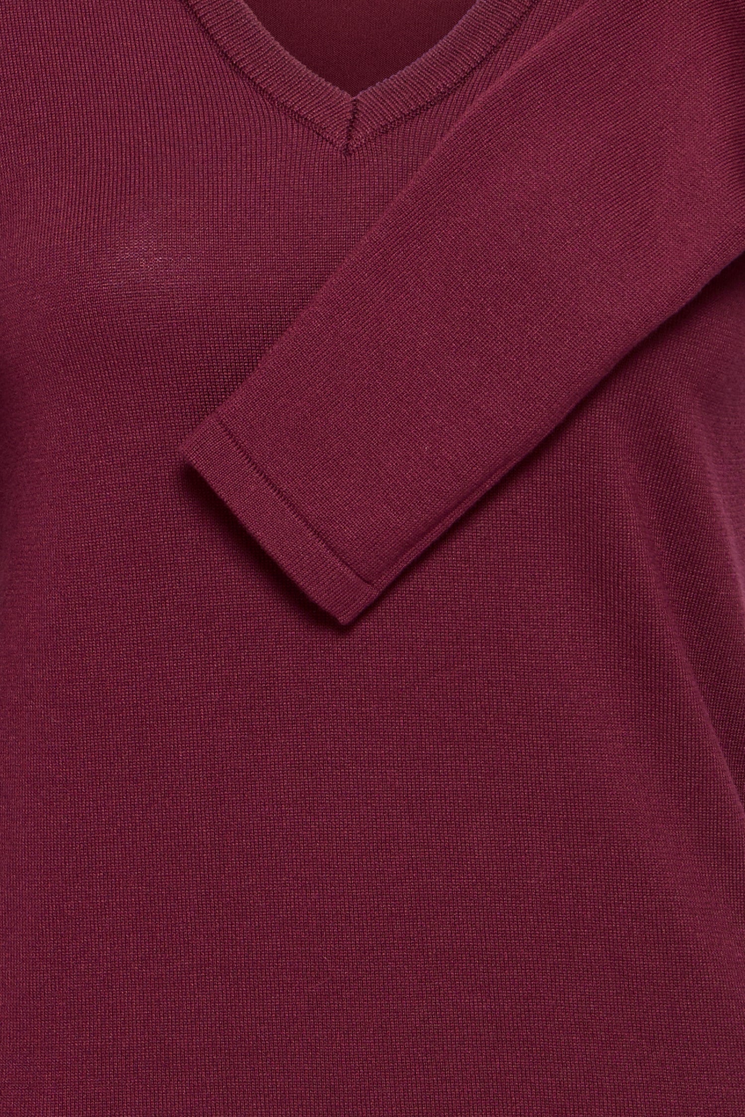 Ichi Luls V-Neck Long Sleeve Sweater