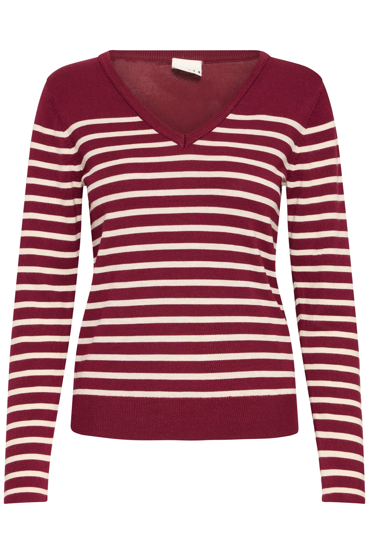 Ichi Luls V-Neck Long Sleeve Sweater