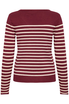 Ichi Luls V-Neck Long Sleeve Sweater