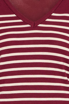Ichi Luls V-Neck Long Sleeve Sweater