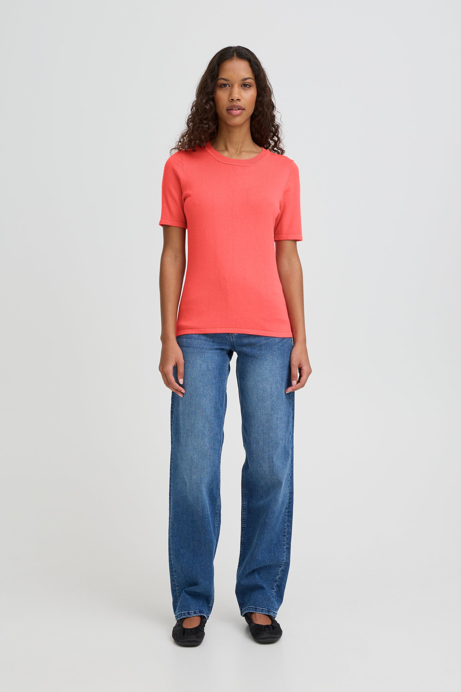 Ichi Luls O-Neck Short Sleeve Pullover