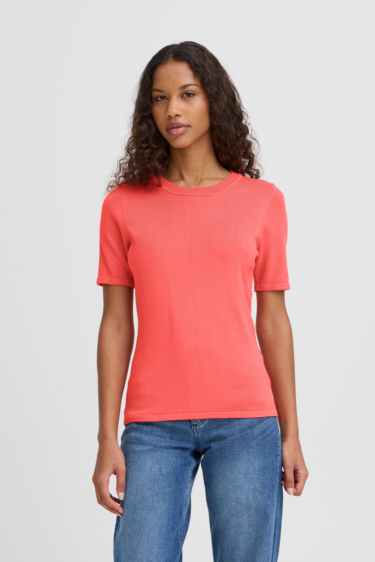 Ichi Luls O-Neck Short Sleeve Pullover