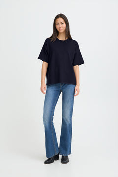 Ichi Luls Short Sleeve Sweater