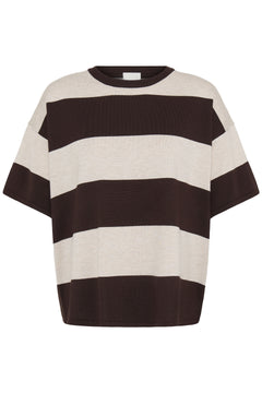 Ichi Luls Loose Short Sleeve Sweater