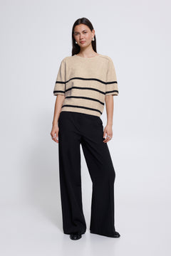 Ichi Dasila Short Sleeve Sweater