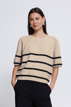Ichi Dasila Short Sleeve Sweater