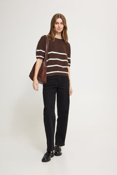 Ichi Dasila Short Sleeve Sweater