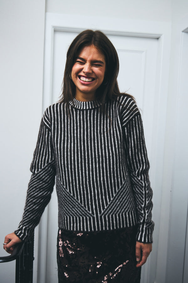 Ichi Kamara Stripes Sweater