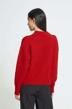Ichi Sage Long Sleeve Sweater