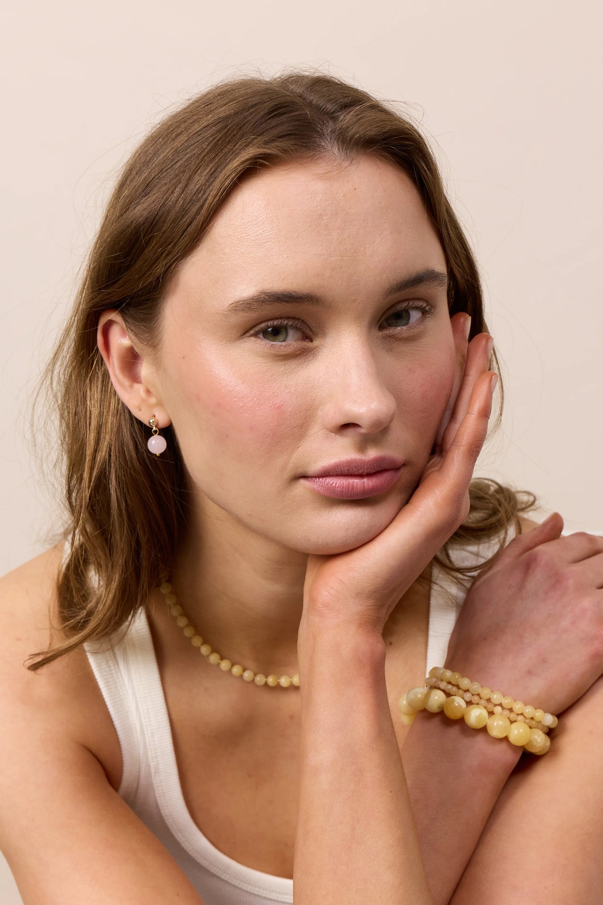 Soï Petite Yellow Jade Wellbeing Bracelet