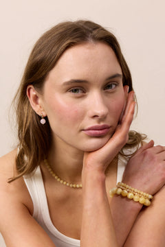 Soï Petite Yellow Jade Wellbeing Bracelet