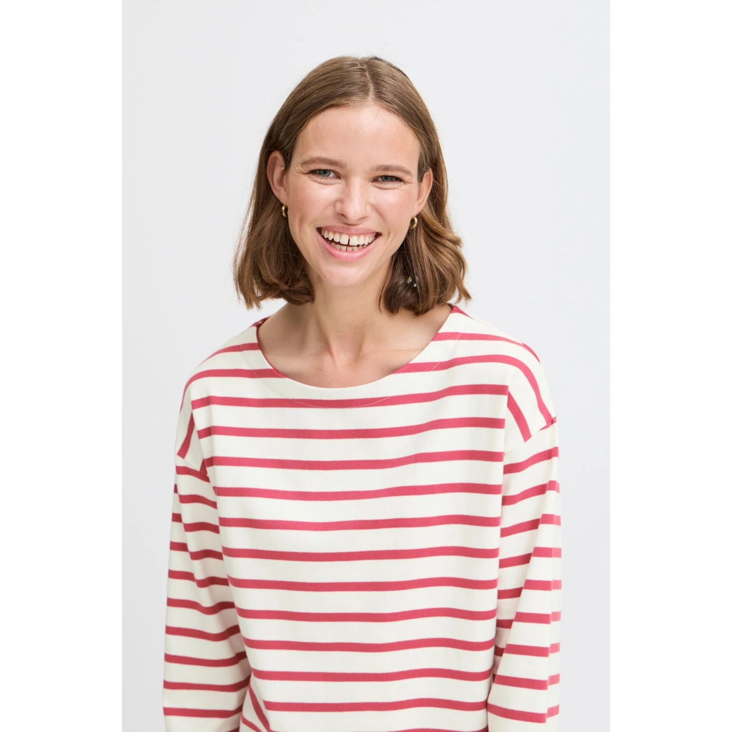 B.Young Ramsi Long Sleeve Stripe T-Shirt