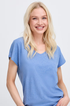 B.Young Pamila V-Neck Short Sleeve T-Shirt