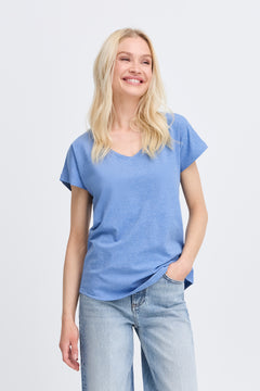 B.Young Pamila V-Neck Short Sleeve T-Shirt