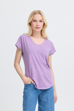 B.Young Pamila V-Neck Short Sleeve T-Shirt