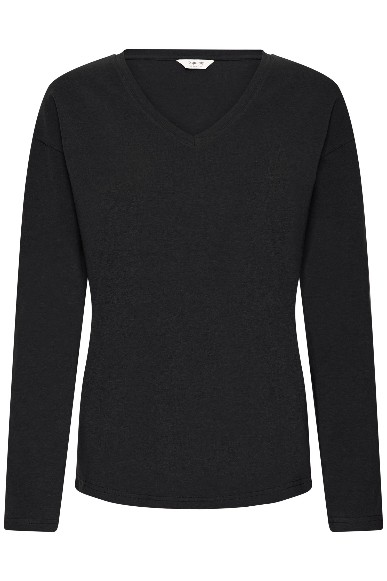 B.Young Pamila Long Sleeve V-Neck T-Shirt