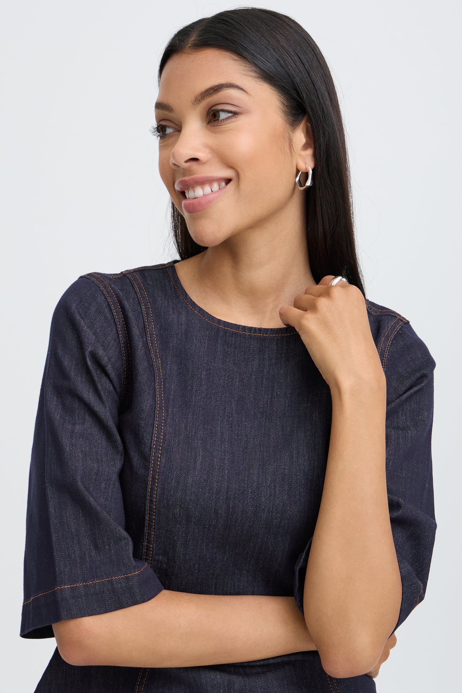 B.Young Kanea Peplum Blouse