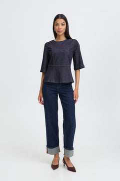 B.Young Kanea Peplum Blouse