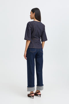 B.Young Kanea Peplum Blouse