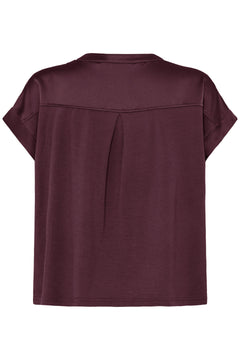 B. Young Selita V Placket Neck Top
