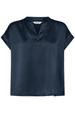 B. Young Selita V Placket Neck Top
