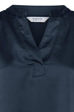 B. Young Selita V Placket Neck Top