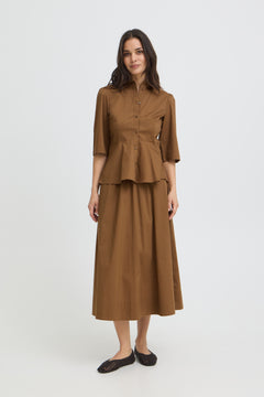 B.Young Issali Peplum Shirt