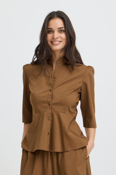 B.Young Issali Peplum Shirt