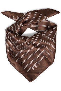B. Young Wioltta Lines Silk Scarf