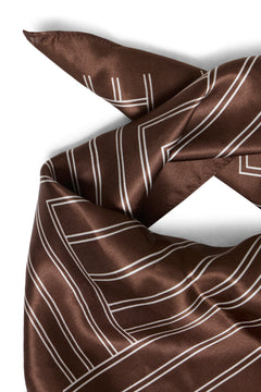 B. Young Wioltta Lines Silk Scarf