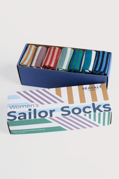 Seasalt Gift Box of 7 Women's Sailor Socks