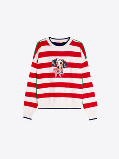 Vilagallo Striped Puppy Sweater