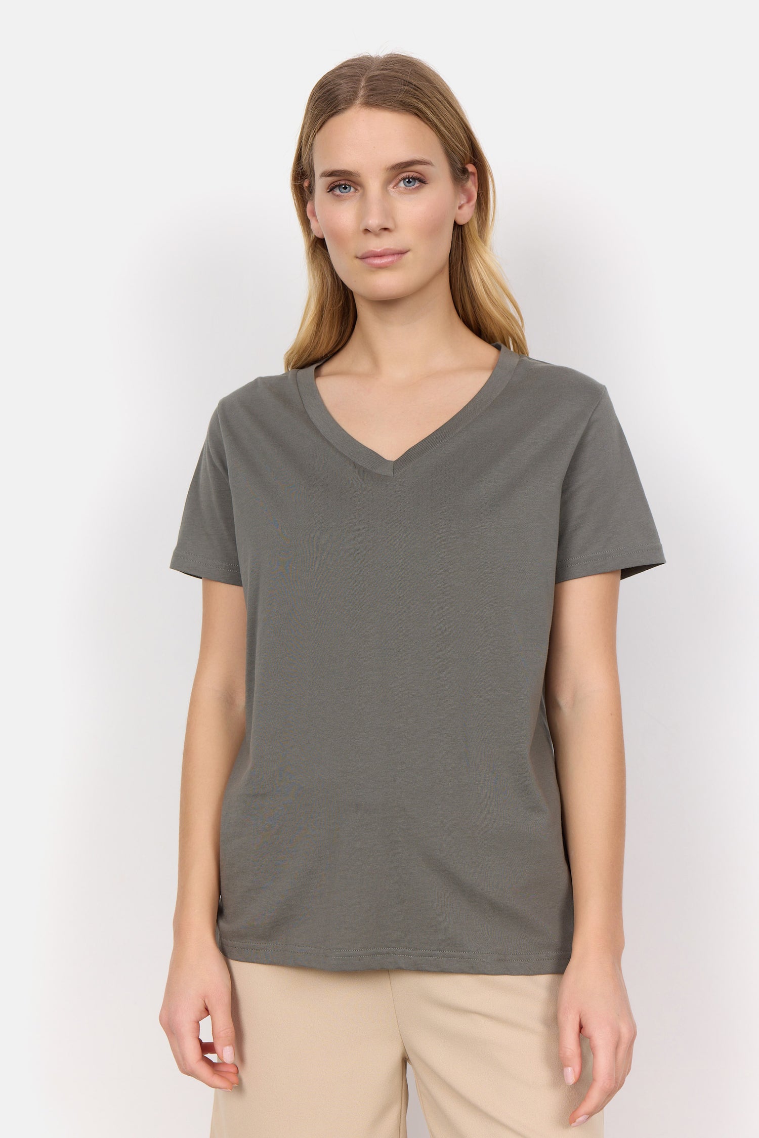 Soya Concept Derby Cotton T-Shirt