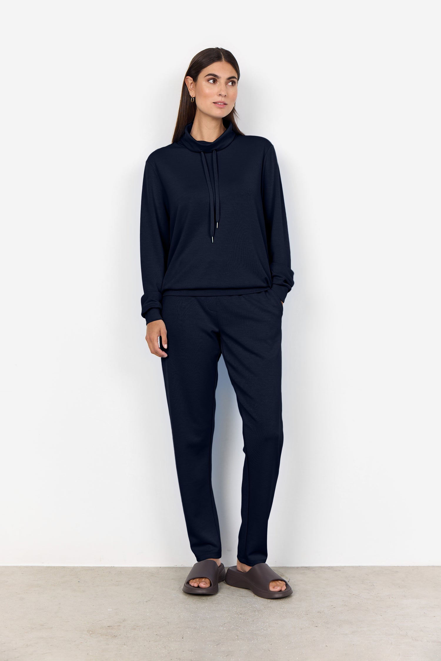 Soya Concept Banu Funnel Neck Sweatshirt
