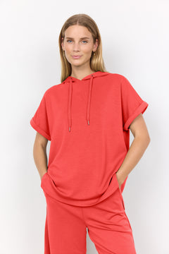Soya Concept Banu Short Sleeve Hooded Top