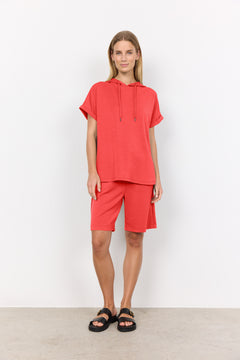Soya Concept Banu Short Sleeve Hooded Top