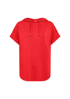 Soya Concept Banu Short Sleeve Hooded Top