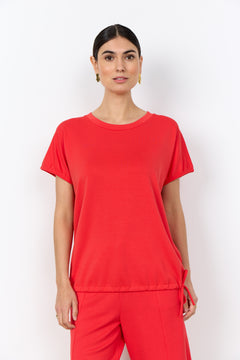 Soya Concept Banu Short Sleeve Drawstring Top