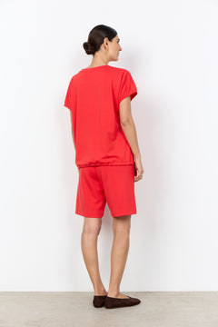 Soya Concept Banu Short Sleeve Drawstring Top
