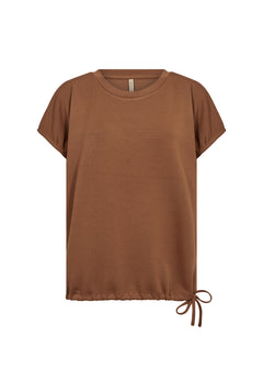 Soya Concept Banu Short Sleeve Drawstring Top