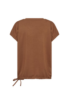 Soya Concept Banu Short Sleeve Drawstring Top