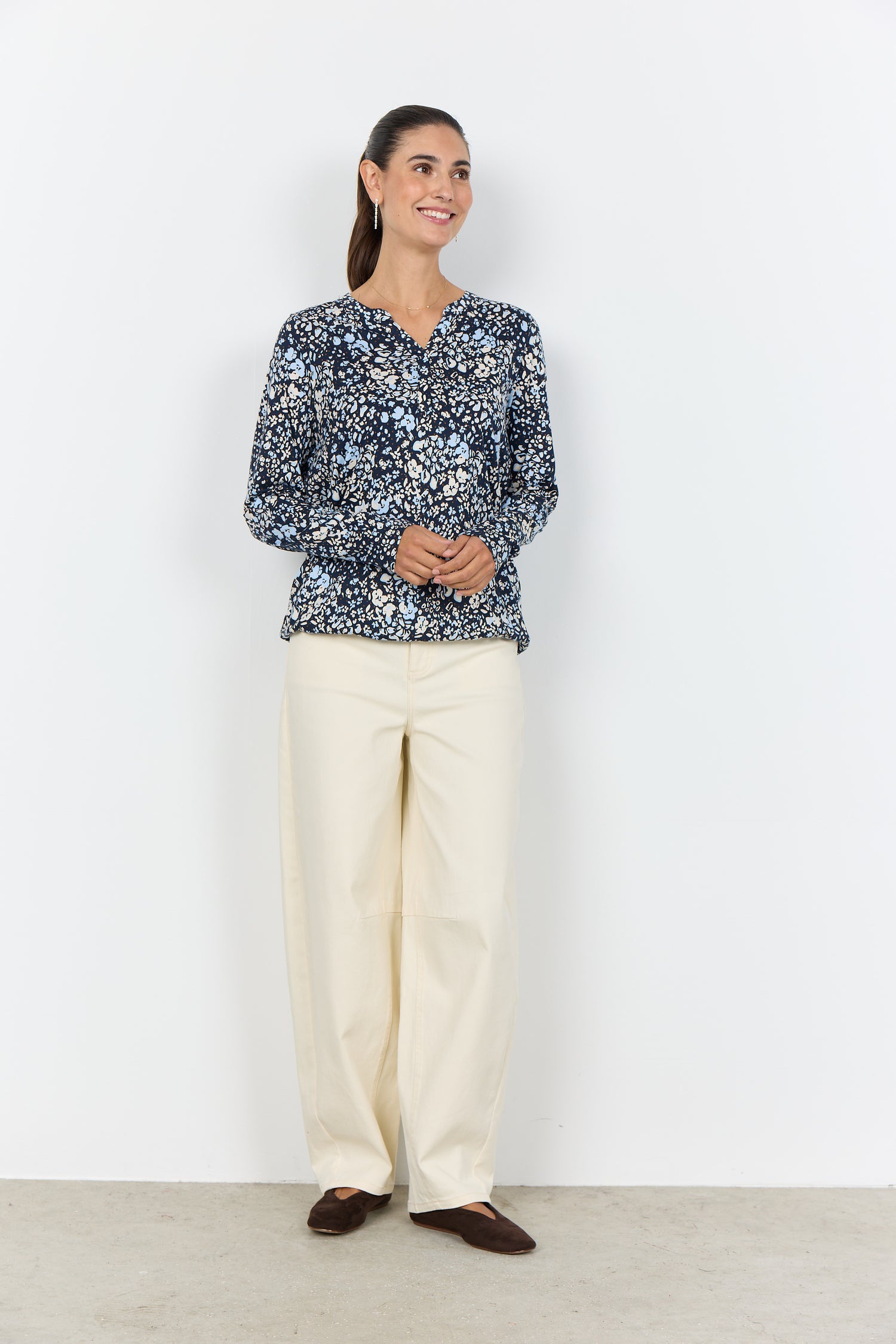 Soya Concept Felicity Notch Neck Top