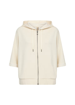 Soya Concept Banu Half Sleeve Zip Up Top