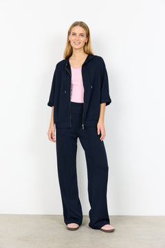 Soya Concept Banu Half Sleeve Zip Up Top