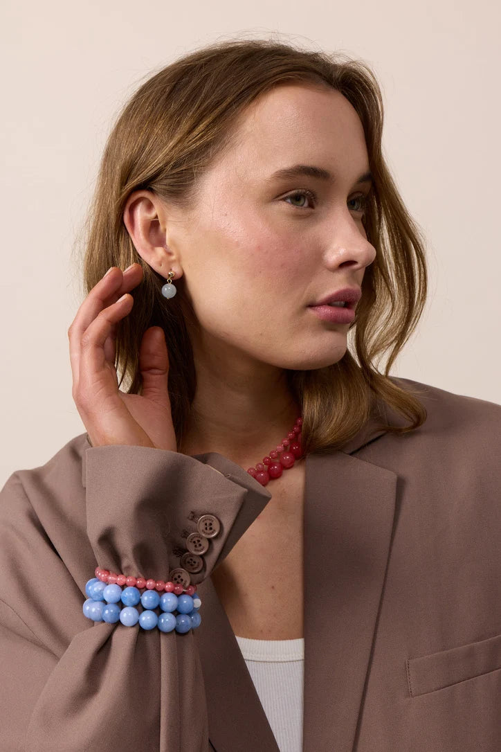 Soï Nora Aqua Marine Courage Earring