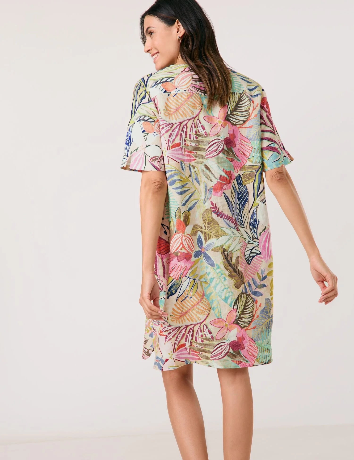 Gerry Weber Printed Linen Dress