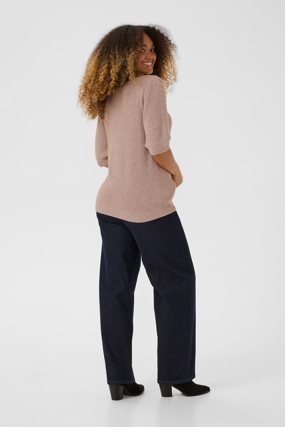 Cream Dela Knit Pullover